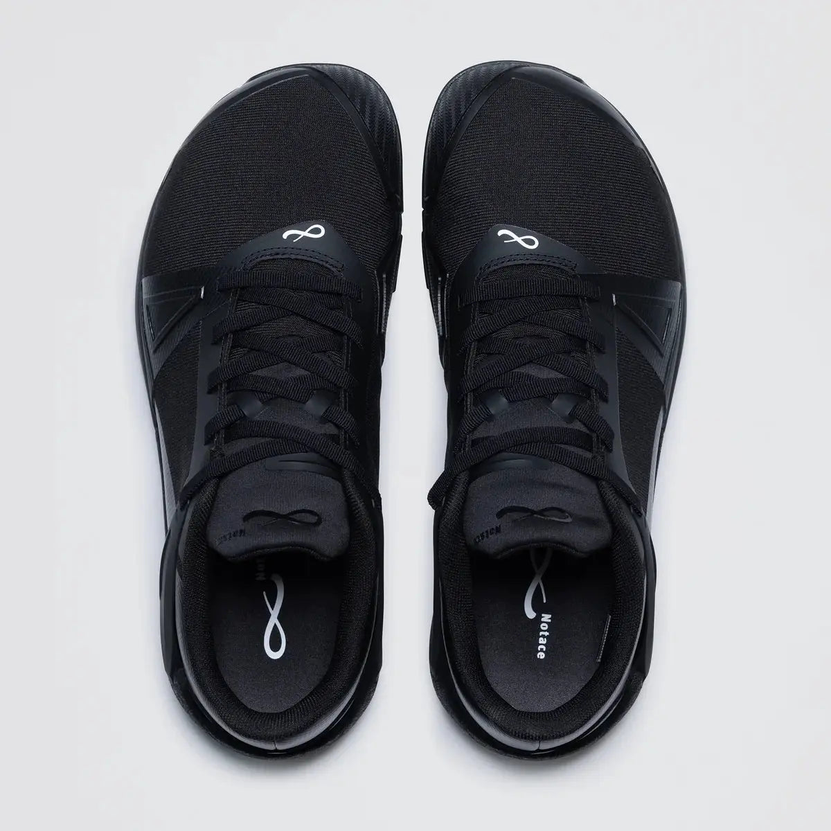 Notace Koto 1 Men Triple Black - Zapatillas barefoot de hombre para deportes de raqueta en pista negras  Cacles Barefoot