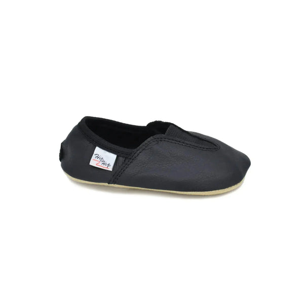 OmaKing - Hip-Hop 1st steps - Black - zapatillas respetuosas de primeros pasos negras
