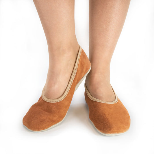 OmaKing - Hip-Hop - Terracotta - zapatillas de gimnasia barefoot