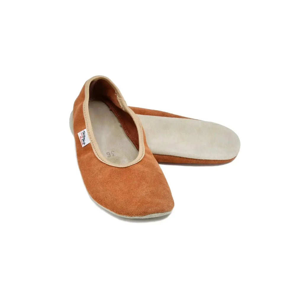 OmaKing - Hip-Hop - Terre cuite - chaussures de gymnastique barefoot