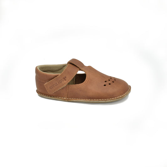 OmaKing - Lusti Brown - zapatitos barefoot infantiles