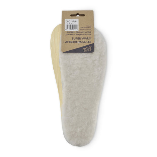 OmaKing - Plantillas barefoot universales recortables - supercalientes piel borrego y lana - 9 mm