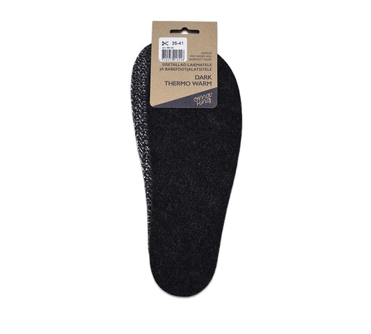 OmaKing - Plantillas barefoot universales recortables - térmicas aislantes - 5 mm (oscuras)-Oma King-Cacles Barefoot-Tienda de calzado barefoot respetuoso minimalista
