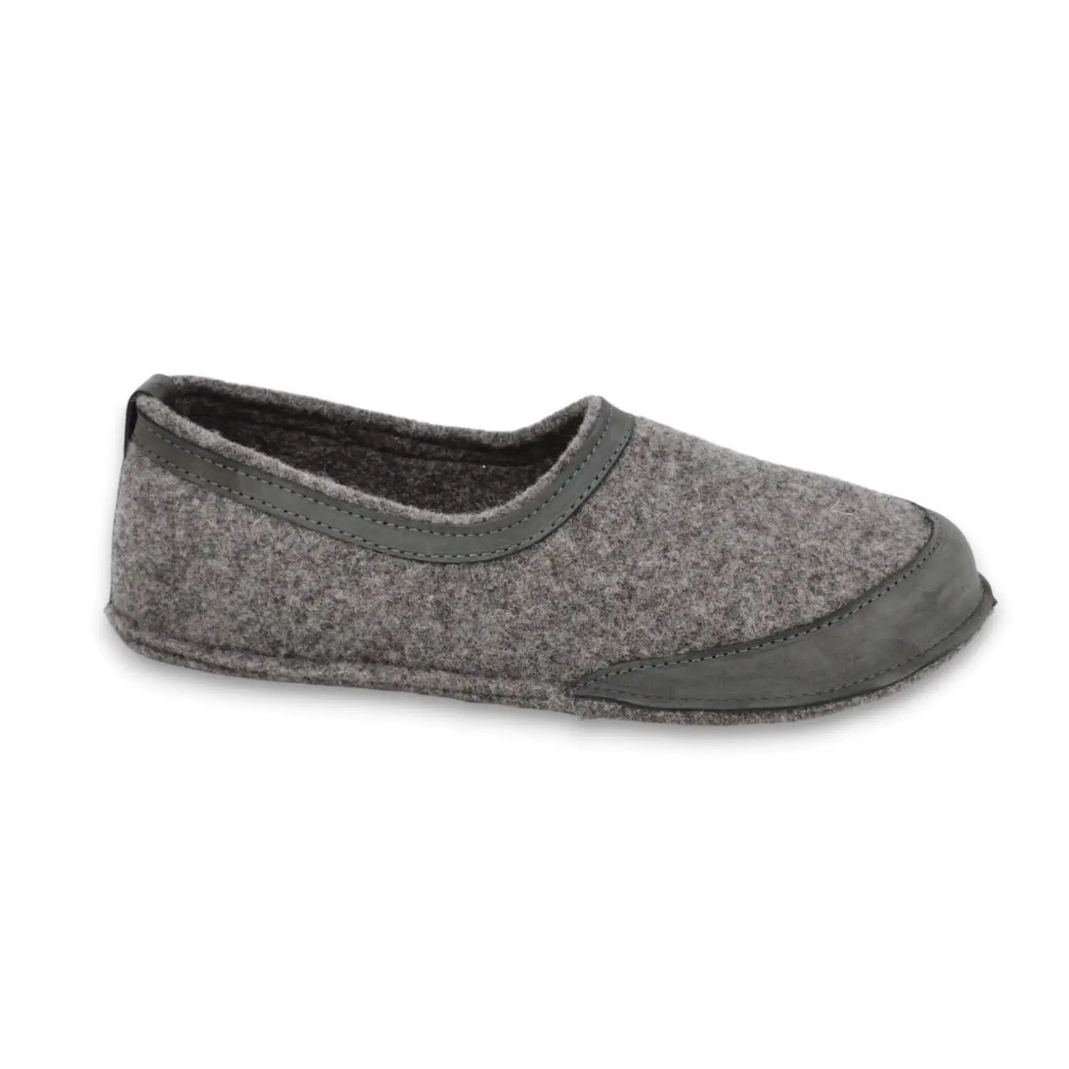 OmaKing - Tuuka Dark Grey - zapatillas de casa barefoot fieltro