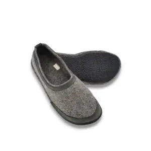 OmaKing - Tuuka Dark Grey - zapatillas de casa barefoot fieltro