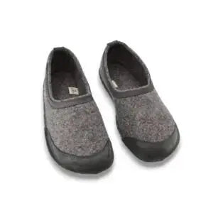 OmaKing - Gris Foncé - chaussons barefoot feutre