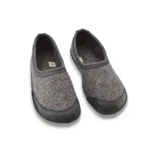 OmaKing - Tuuka Dark Grey - zapatillas de casa barefoot fieltro
