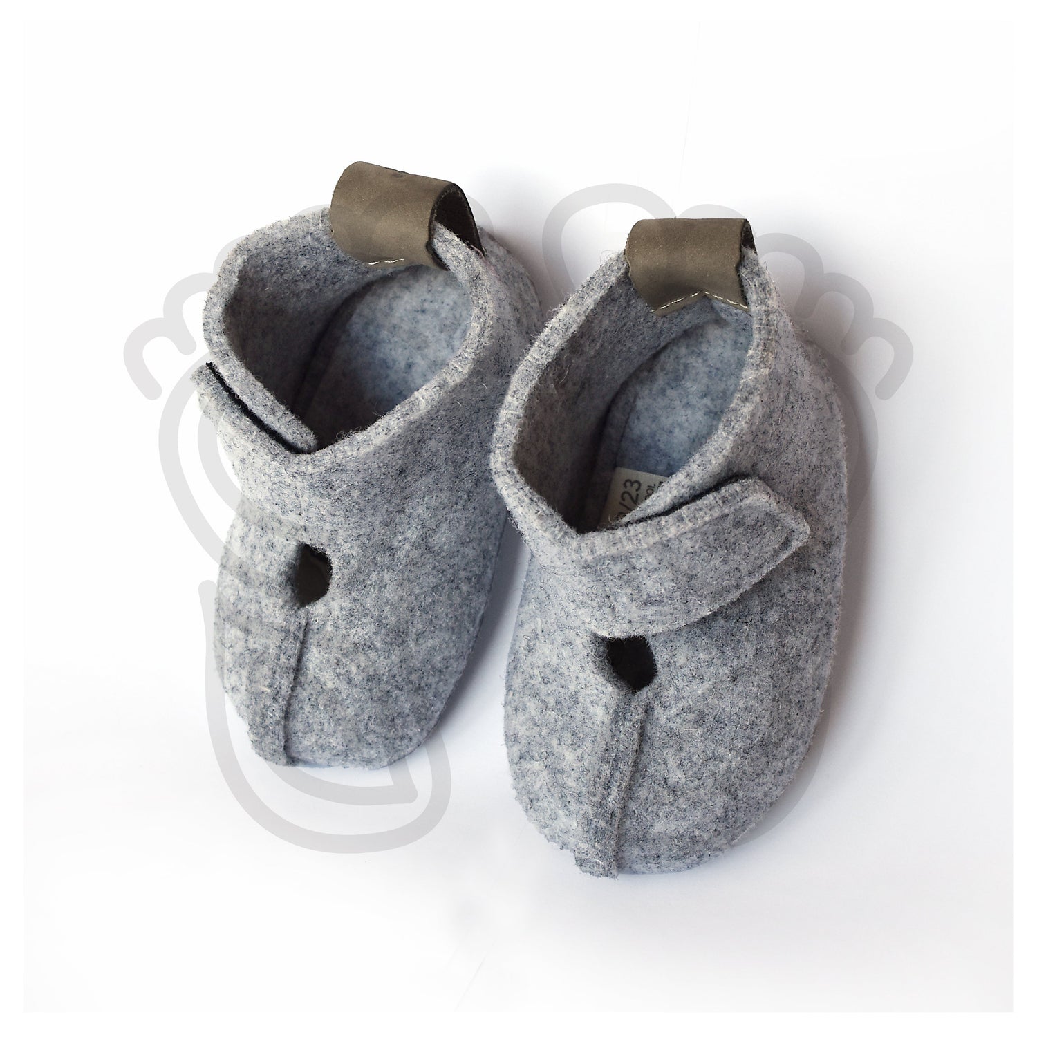 Omaking - Kaku Grey - zapatillas de casa barefoot de lana-Oma King-Cacles Barefoot-Tienda de calzado barefoot respetuoso minimalista