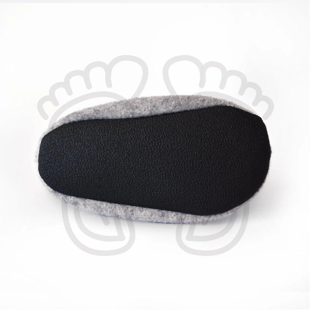 Omaking - Kaku Grey - zapatillas de casa barefoot de lana