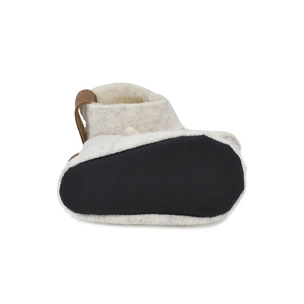 Omaking - Kaku White - zapatillas de casa barefoot de lana