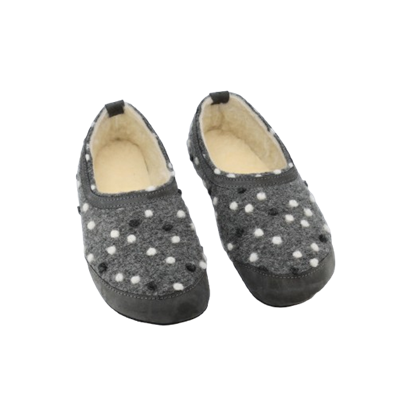 Omaking - Tossun Grey - chaussons d'intérieur barefoot en feutre