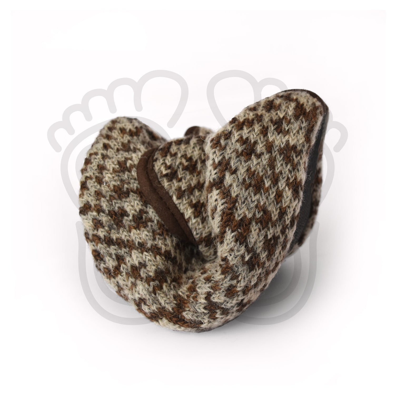 Omaking - Trolla Nordic beige - zapatillas de casa barefoot de lana-Oma King-Cacles Barefoot-Tienda de calzado barefoot respetuoso minimalista