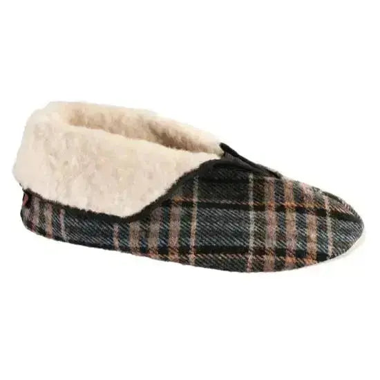 Omaking - Trolla Scott Pattern - zapatillas de casa barefoot de lana