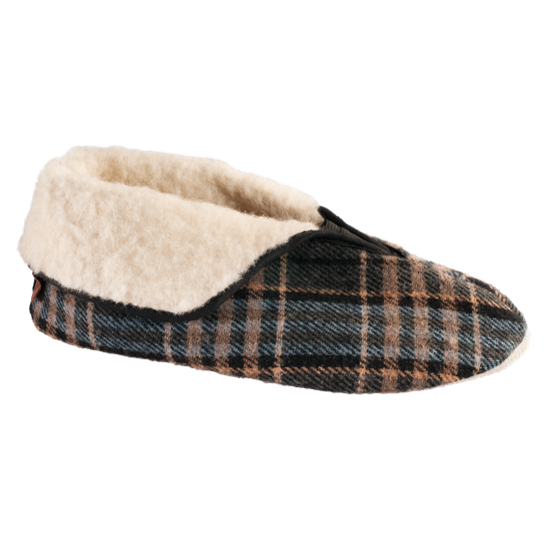Omaking - Trolla Scott Pattern - zapatillas de casa barefoot de lana-Oma King-Cacles Barefoot-Tienda de calzado barefoot respetuoso minimalista