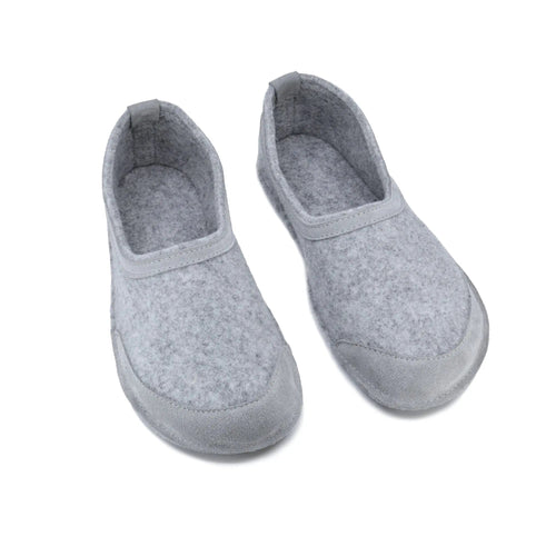 OmaKing - Tuuka Grey - zapatillas de casa barefoot fieltro