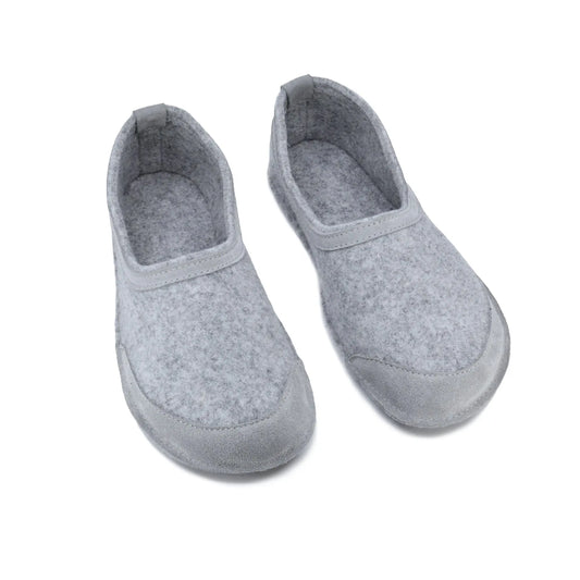 Omaking - Tuuka Grey - zapatillas de casa barefoot fieltro