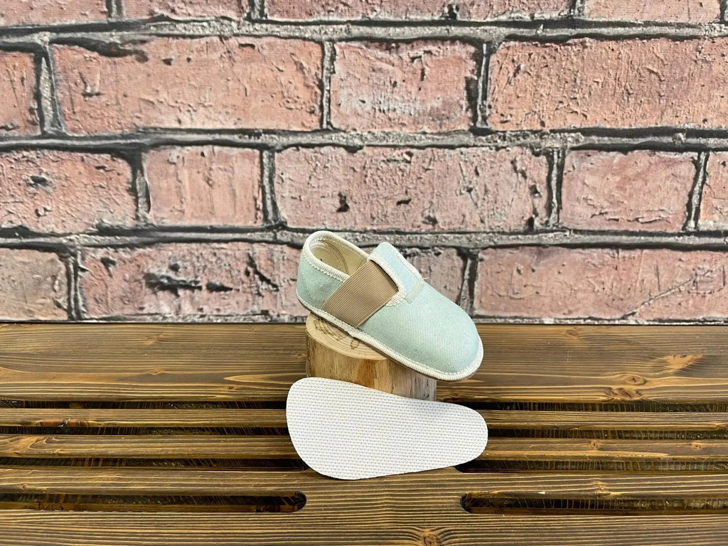 Pegres - BF01u zapatillas algodón reciclado - menta