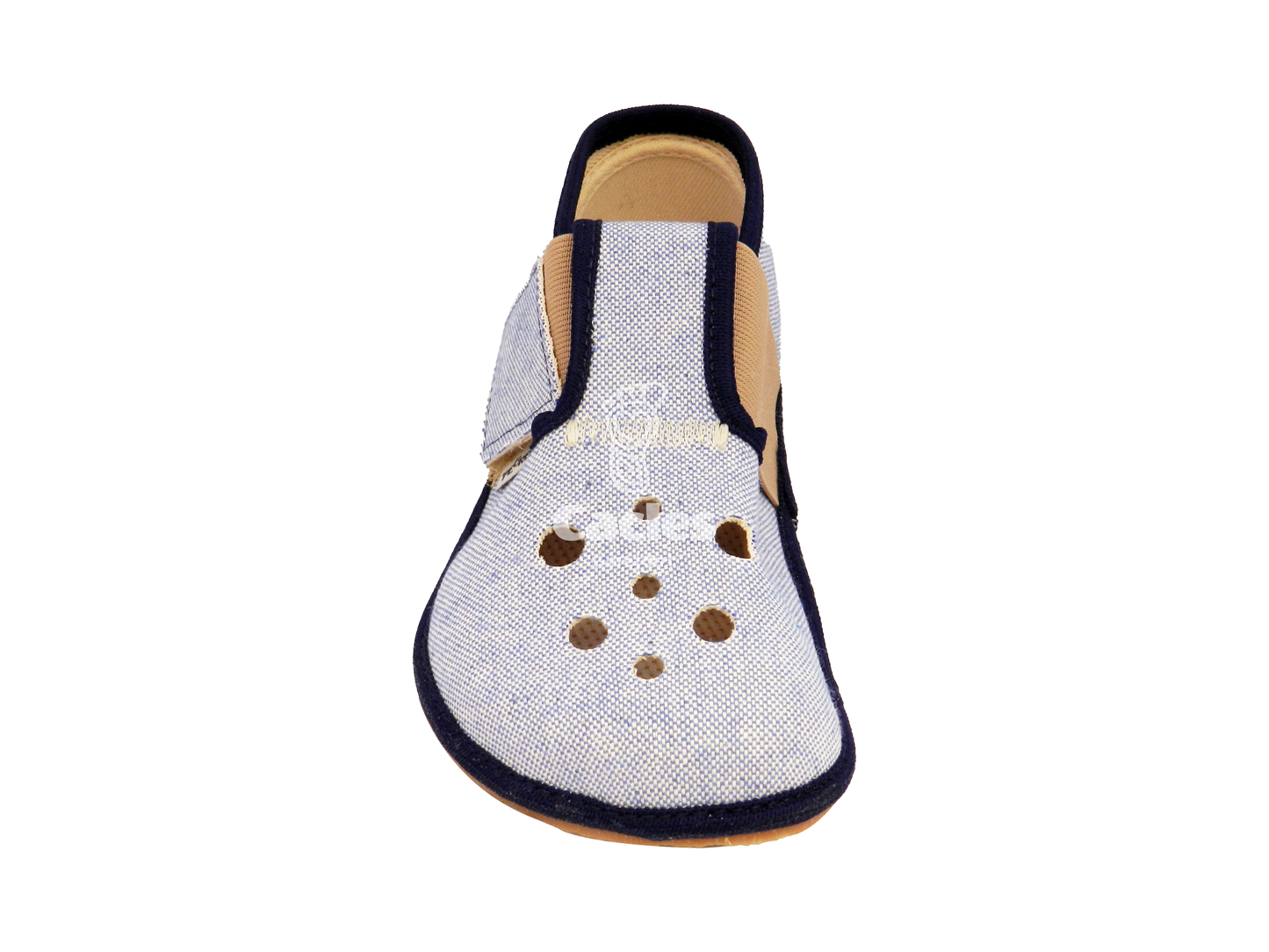 Pegres zapatillas algodón azul-Pegres-Cacles Barefoot