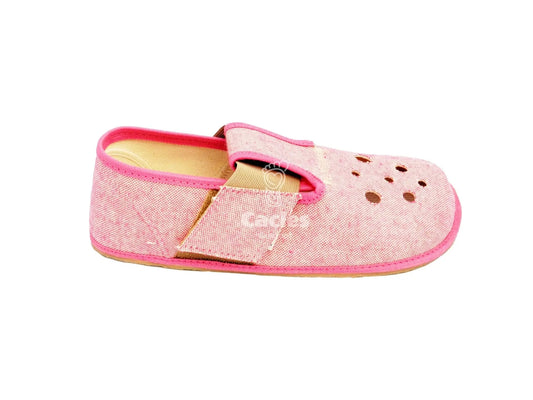 Pegres - BF03 - zapatillas de casa barefoot - rosa