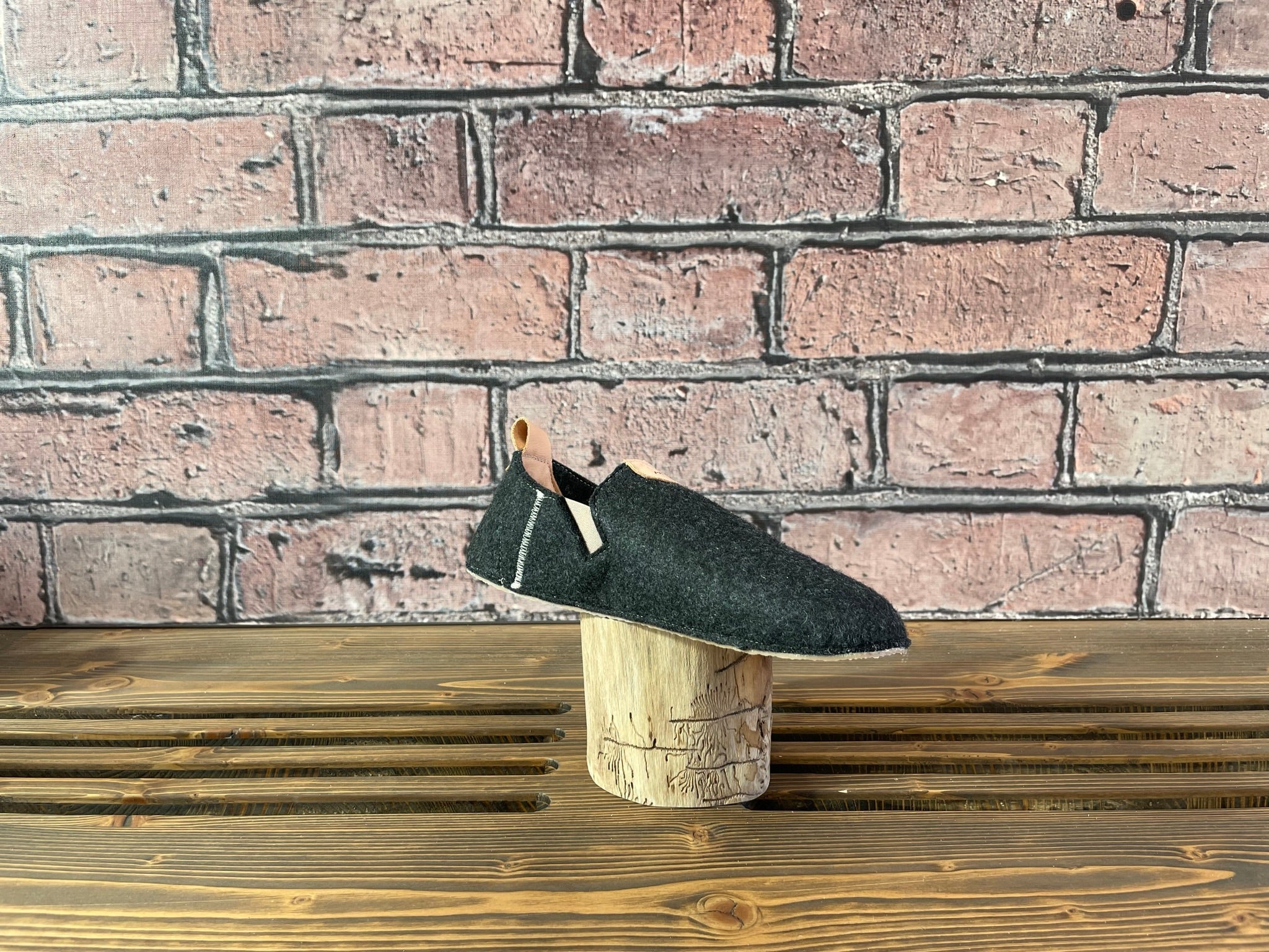 Pegres - BF15U - zapatillas de casa barefoot de adulto - negro