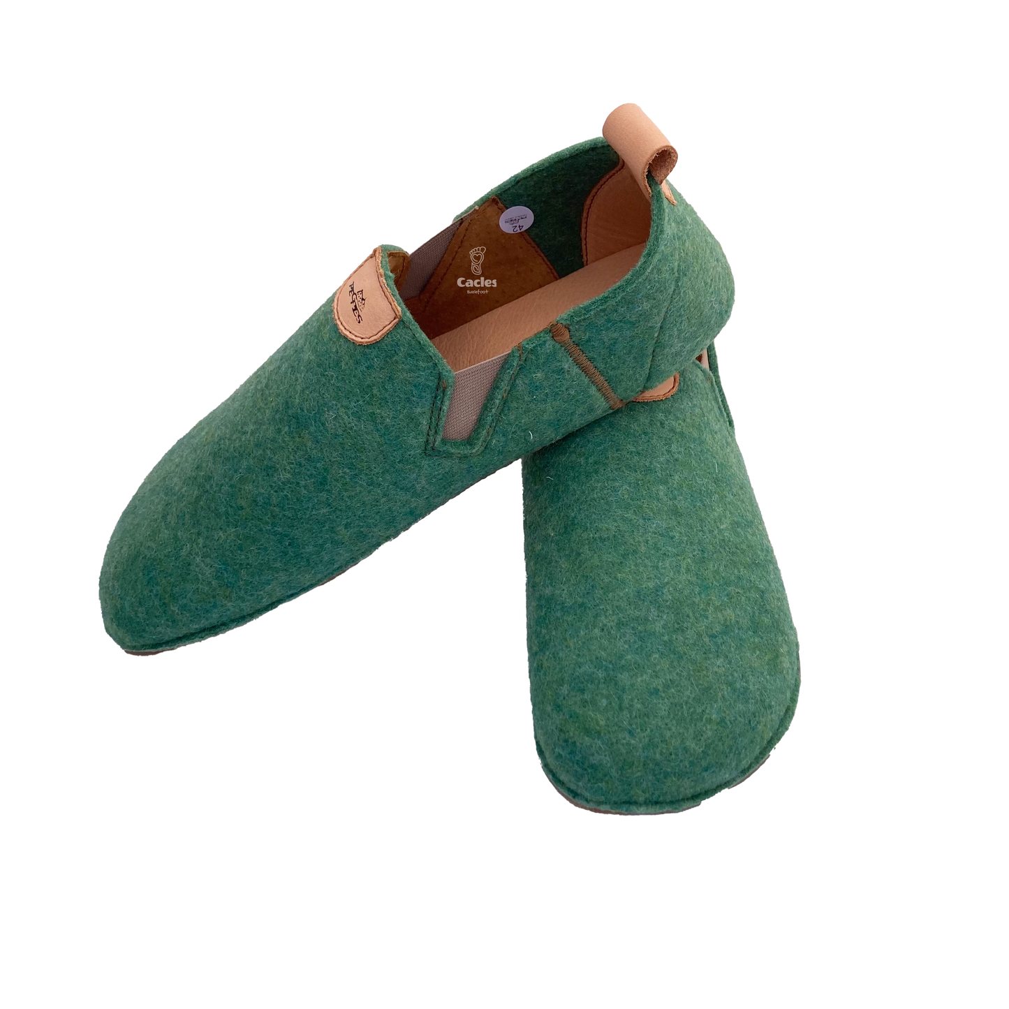 Pegres - slippers barefoot adulto - verde-Pegres-Cacles Barefoot