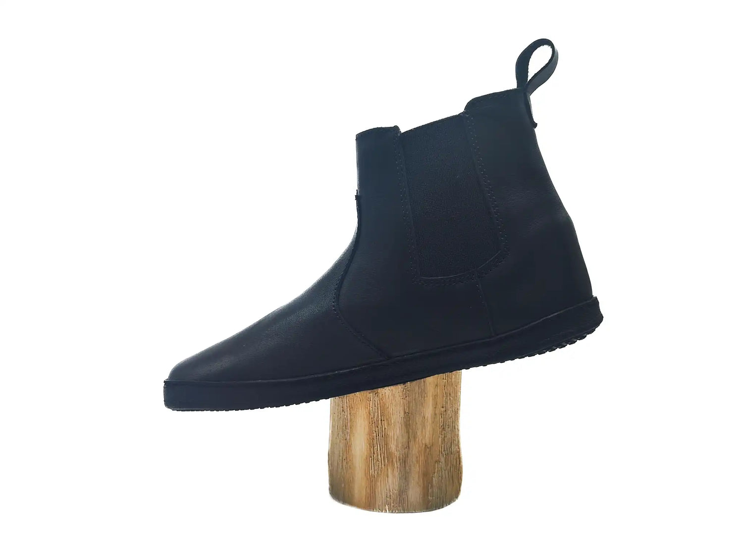 Pegres - BF58 black - botines chelsea barefoot-Pegres-Cacles Barefoot-Tienda de calzado barefoot respetuoso minimalista