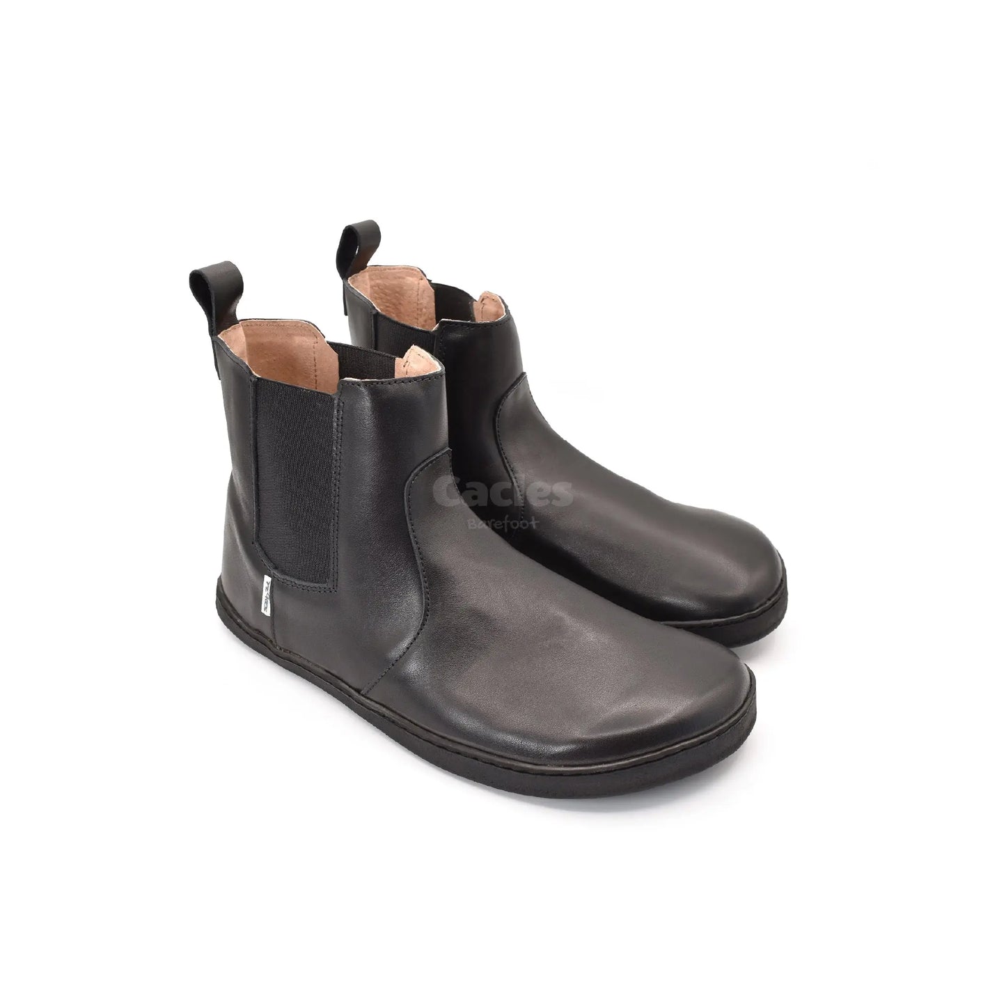 Pegres - BF58 black - botines chelsea barefoot-Pegres-Cacles Barefoot-Tienda de calzado barefoot respetuoso minimalista