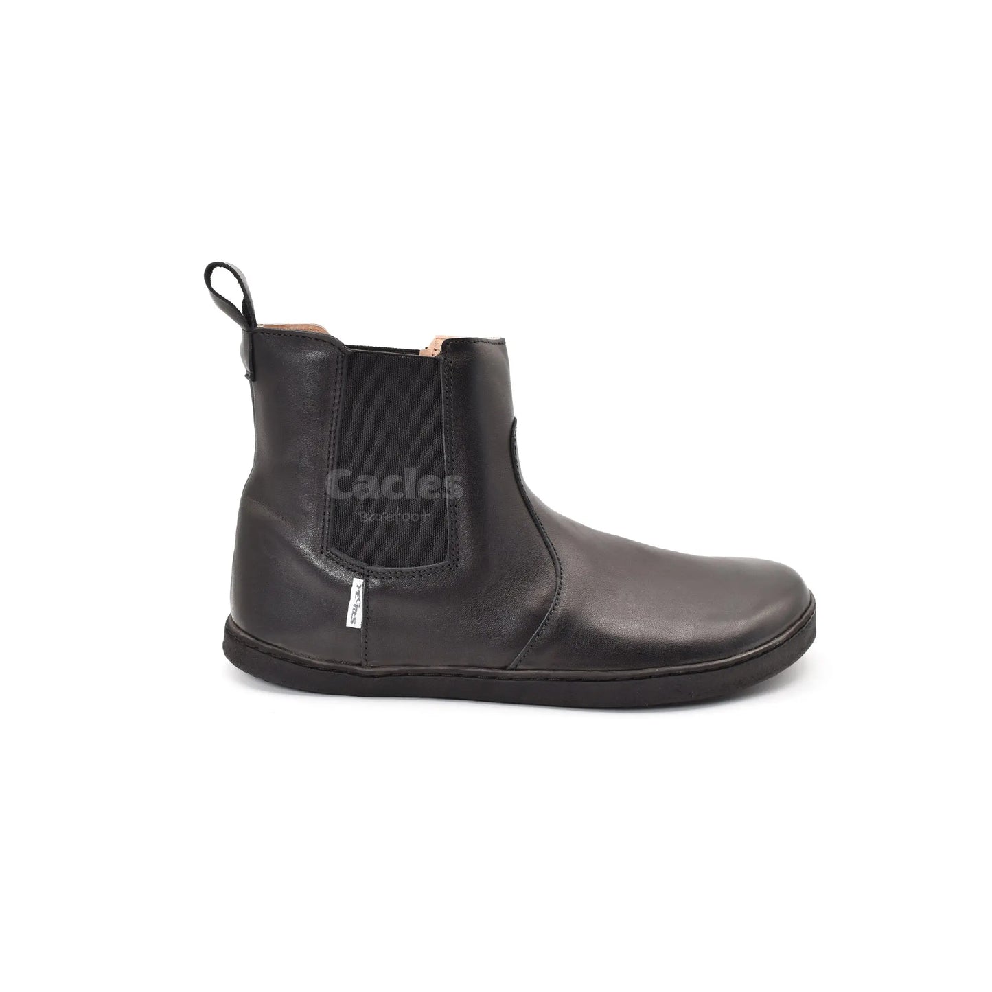 Pegres - BF58 black - botines chelsea barefoot-Pegres-Cacles Barefoot-Tienda de calzado barefoot respetuoso minimalista