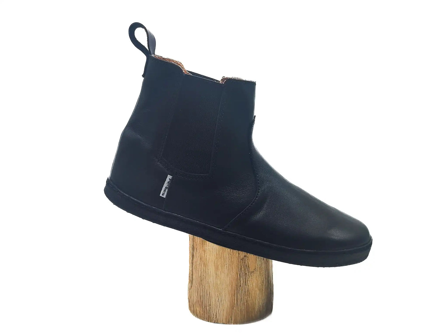 Pegres - BF58 black - botines chelsea barefoot-Pegres-Cacles Barefoot-Tienda de calzado barefoot respetuoso minimalista