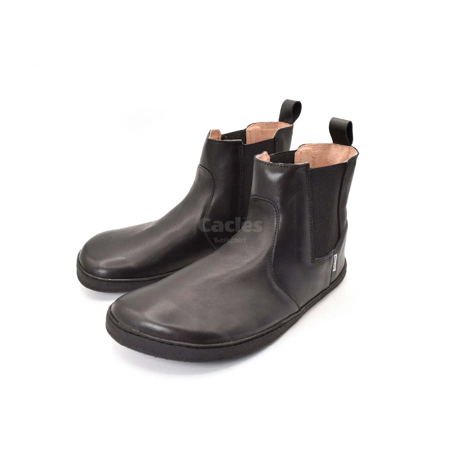 Pegres - BF58 black - botines chelsea barefoot-Pegres-Cacles Barefoot-Tienda de calzado barefoot respetuoso minimalista