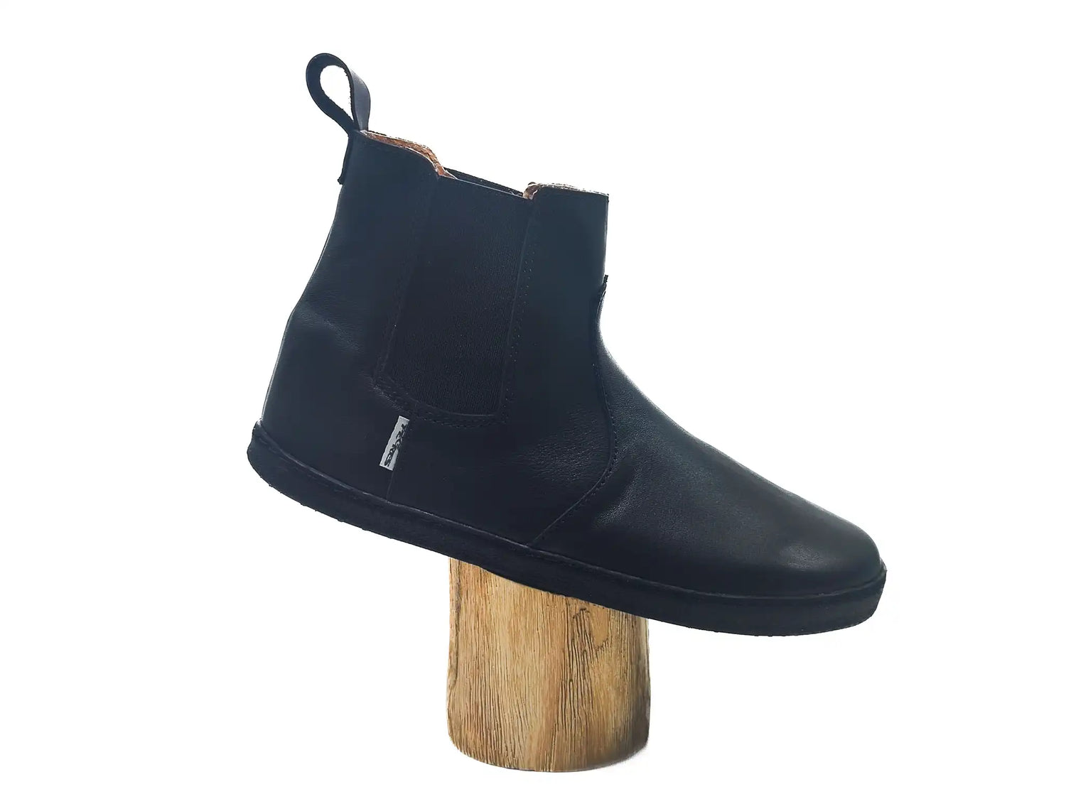 Pegres - BF58 black - botines chelsea barefoot-Pegres-Cacles Barefoot-Tienda de calzado barefoot respetuoso minimalista