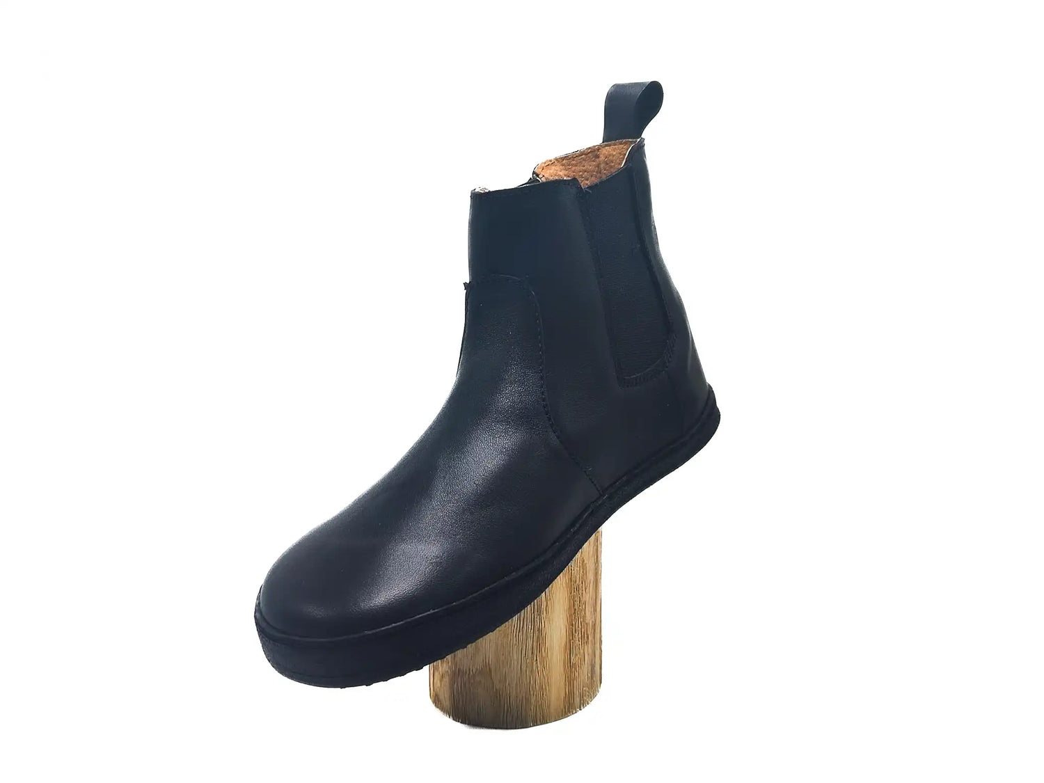 Pegres - BF58 black - botines chelsea barefoot-Pegres-Cacles Barefoot-Tienda de calzado barefoot respetuoso minimalista