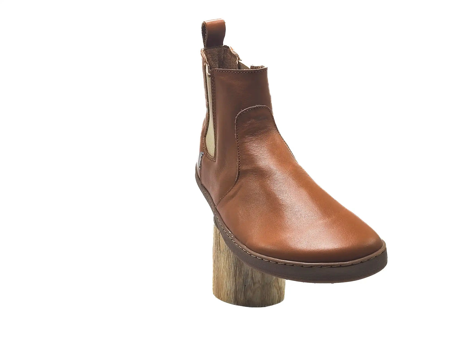 Pegres - BF58 brown - botines chelsea barefoot-Pegres-Cacles Barefoot-Tienda de calzado barefoot respetuoso minimalista
