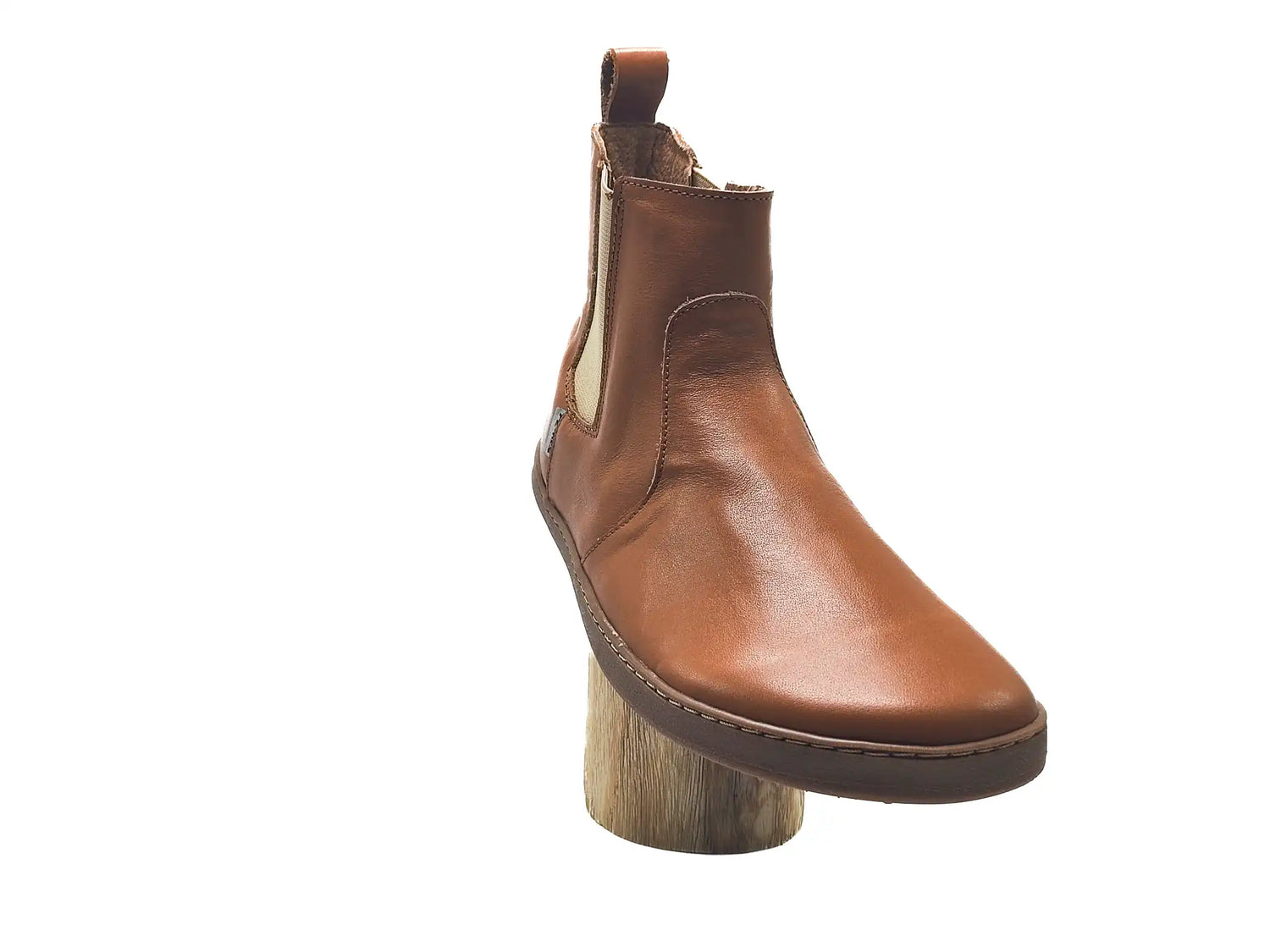 Pegres - BF58 brown - botines chelsea barefoot-Pegres-Cacles Barefoot-Tienda de calzado barefoot respetuoso minimalista