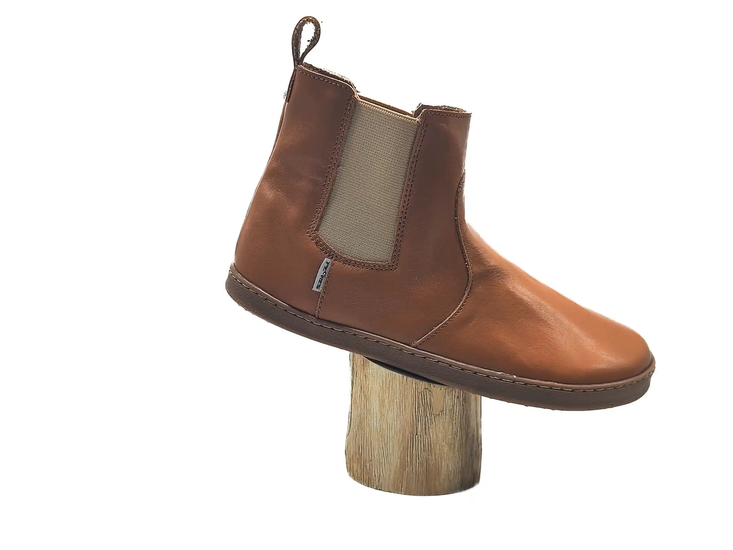 Pegres - BF58 brown - botines chelsea barefoot-Pegres-Cacles Barefoot-Tienda de calzado barefoot respetuoso minimalista