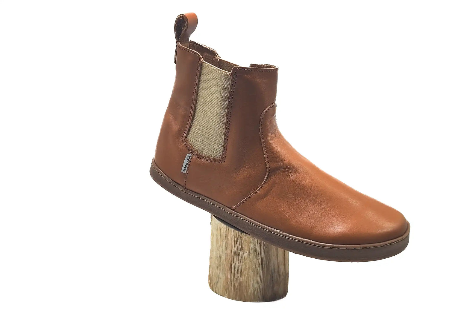 Pegres - BF58 brown - botines chelsea barefoot-Pegres-Cacles Barefoot-Tienda de calzado barefoot respetuoso minimalista