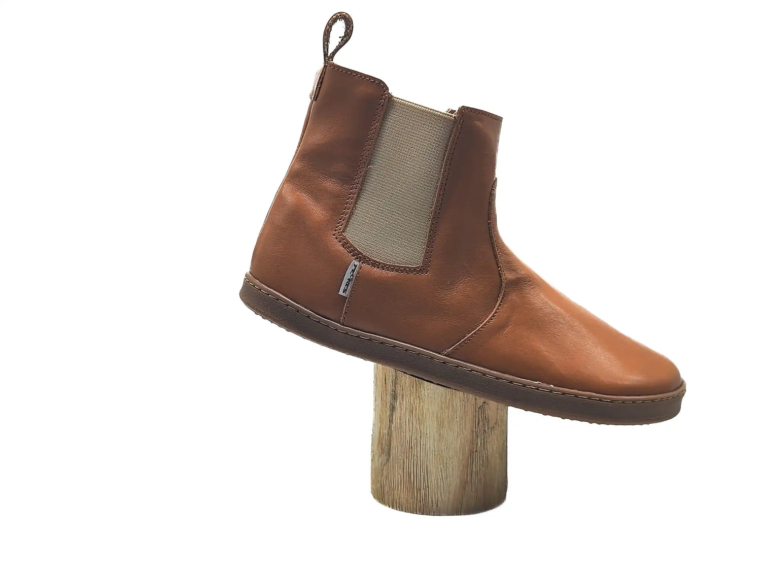 Pegres - BF58 brown - botines chelsea barefoot-Pegres-Cacles Barefoot-Tienda de calzado barefoot respetuoso minimalista