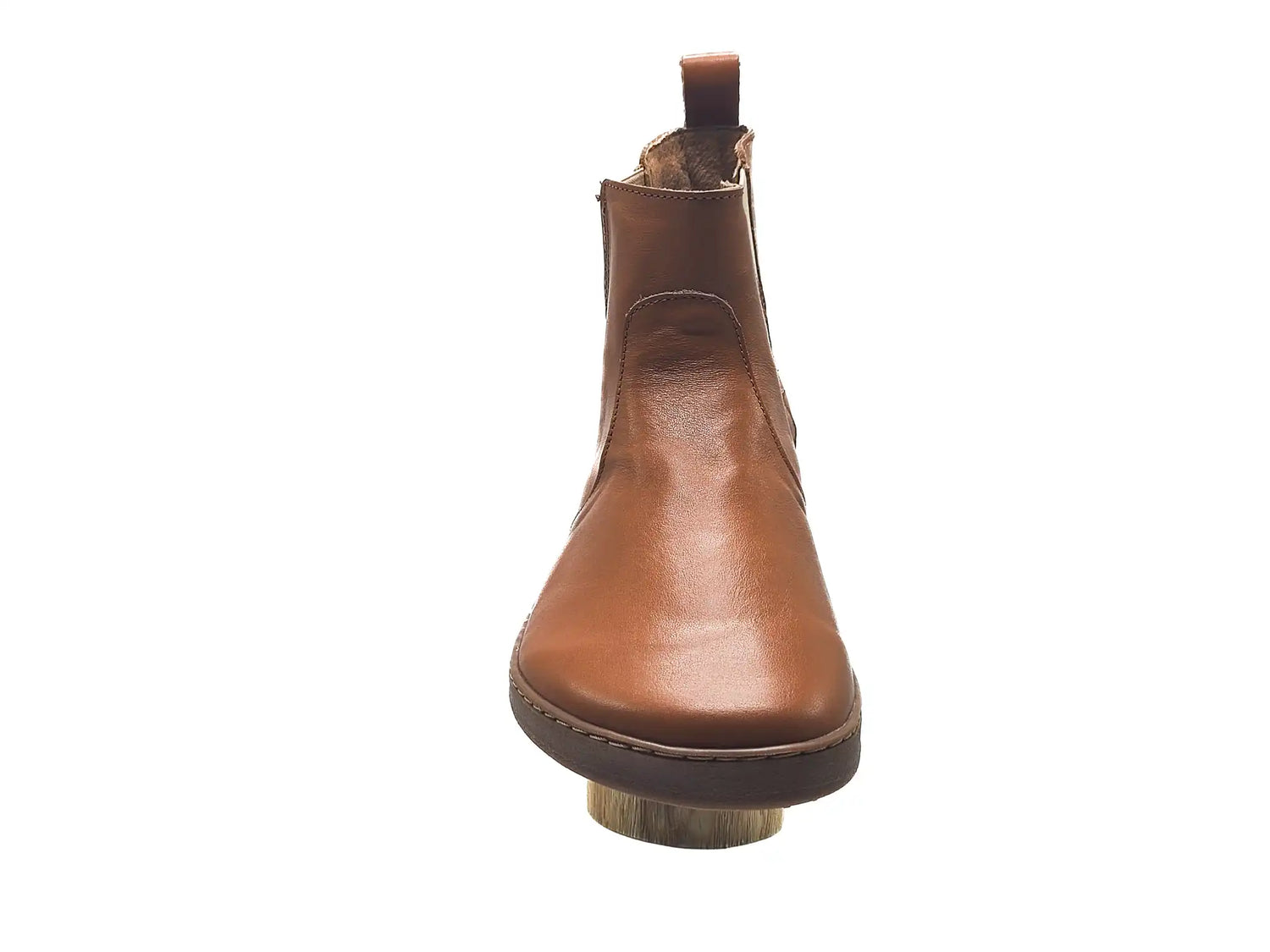 Pegres - BF58 brown - botines chelsea barefoot-Pegres-Cacles Barefoot-Tienda de calzado barefoot respetuoso minimalista