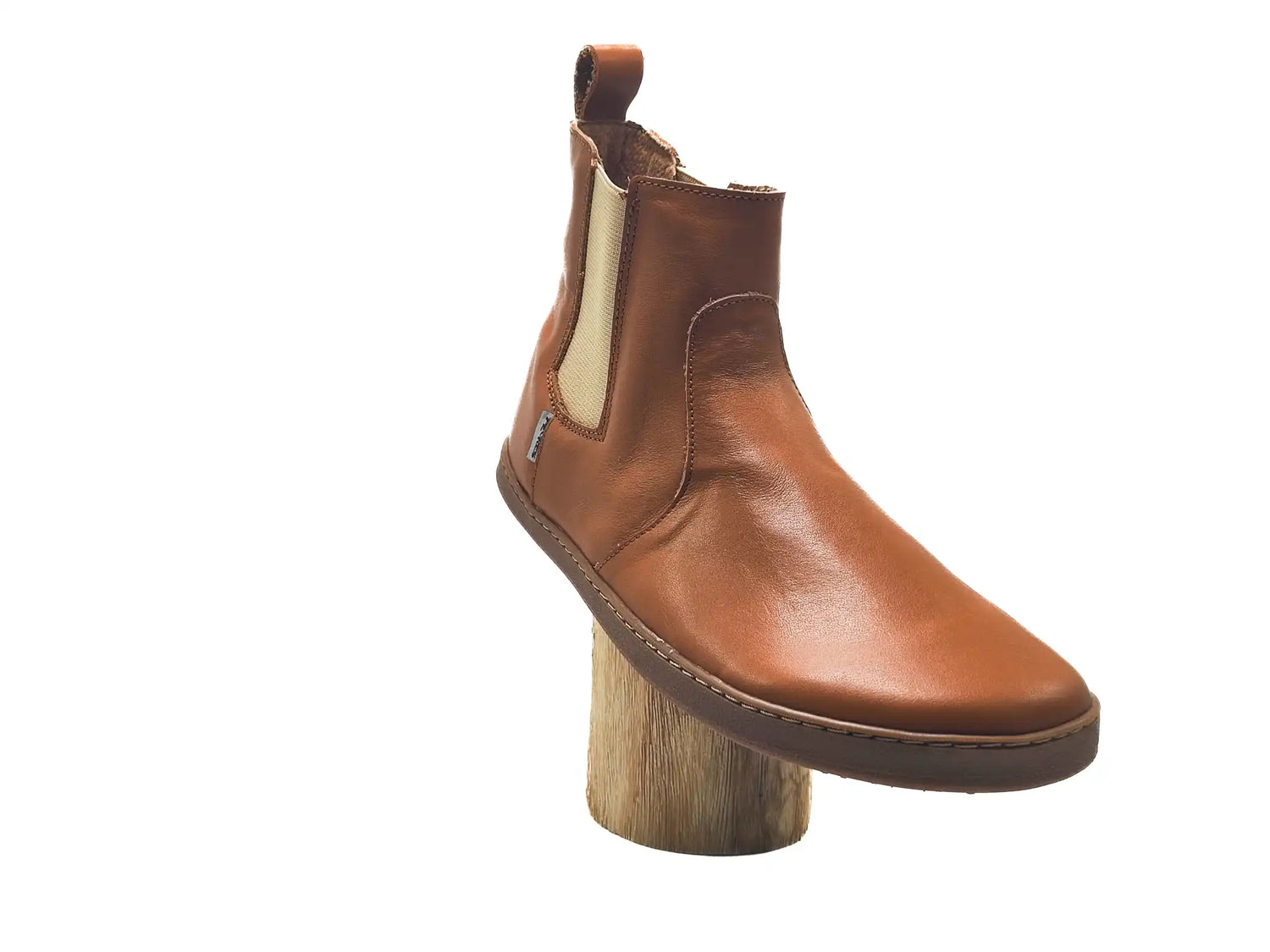 Pegres - BF58 brown - botines chelsea barefoot-Pegres-Cacles Barefoot-Tienda de calzado barefoot respetuoso minimalista