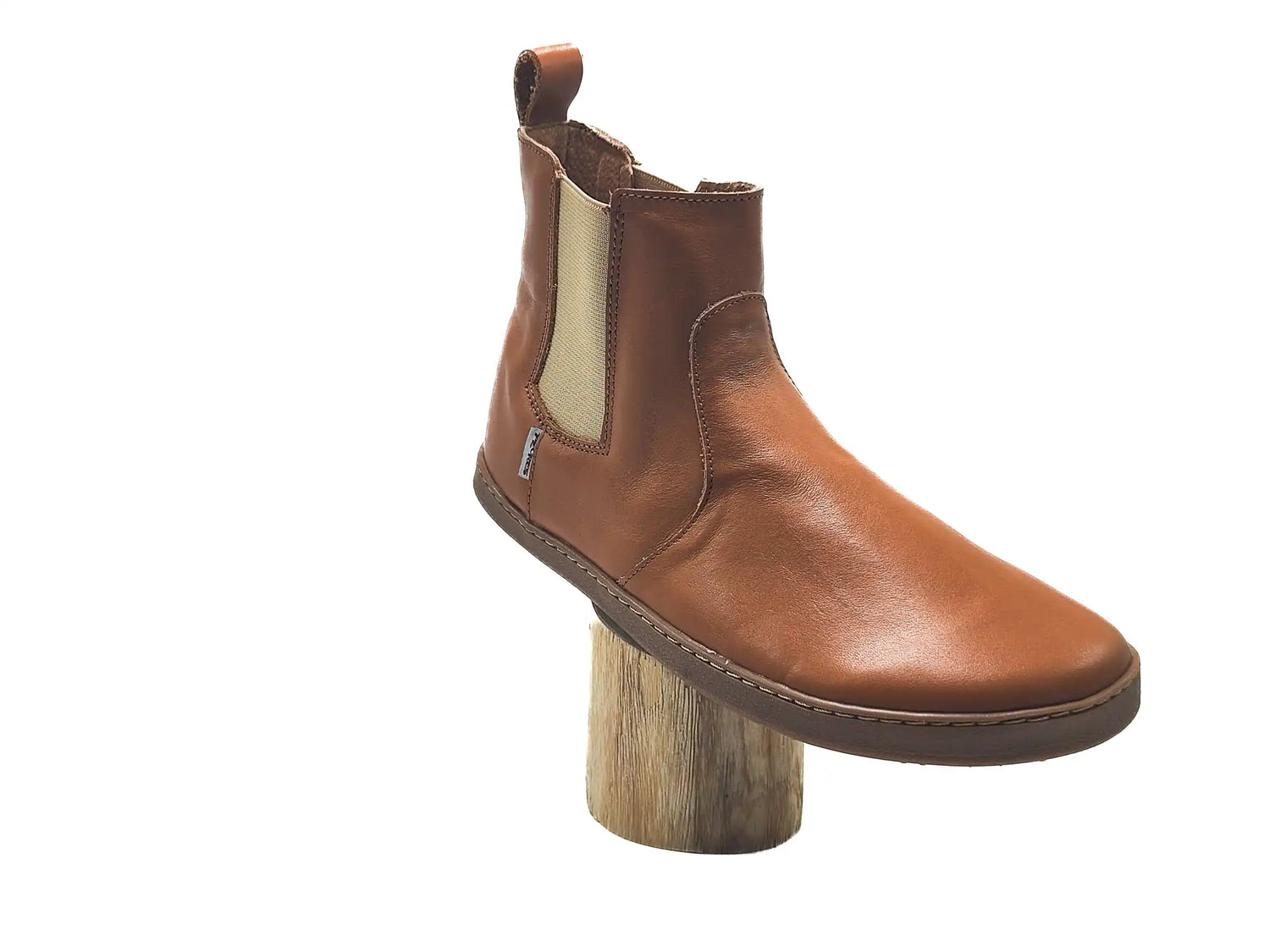 Pegres - BF58 brown - botines chelsea barefoot-Pegres-Cacles Barefoot-Tienda de calzado barefoot respetuoso minimalista