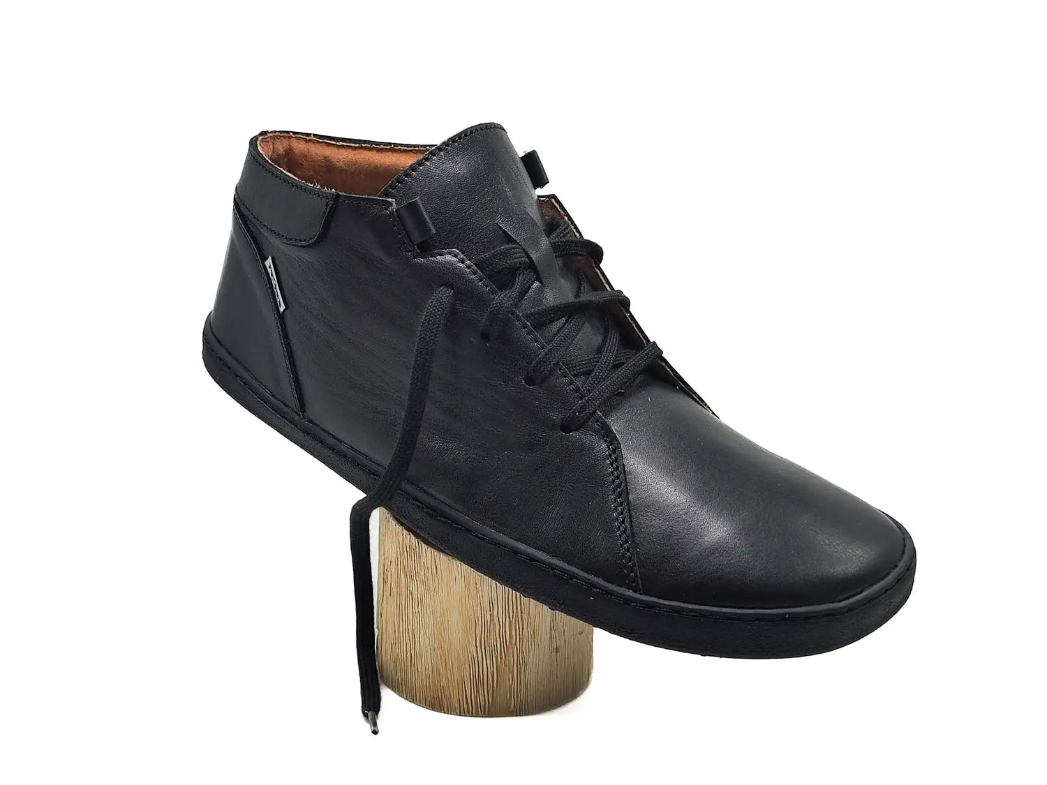 Pegres - BF80 0.1 black - botines minimalistas adulto-Pegres-Cacles Barefoot-Tienda de calzado barefoot respetuoso minimalista