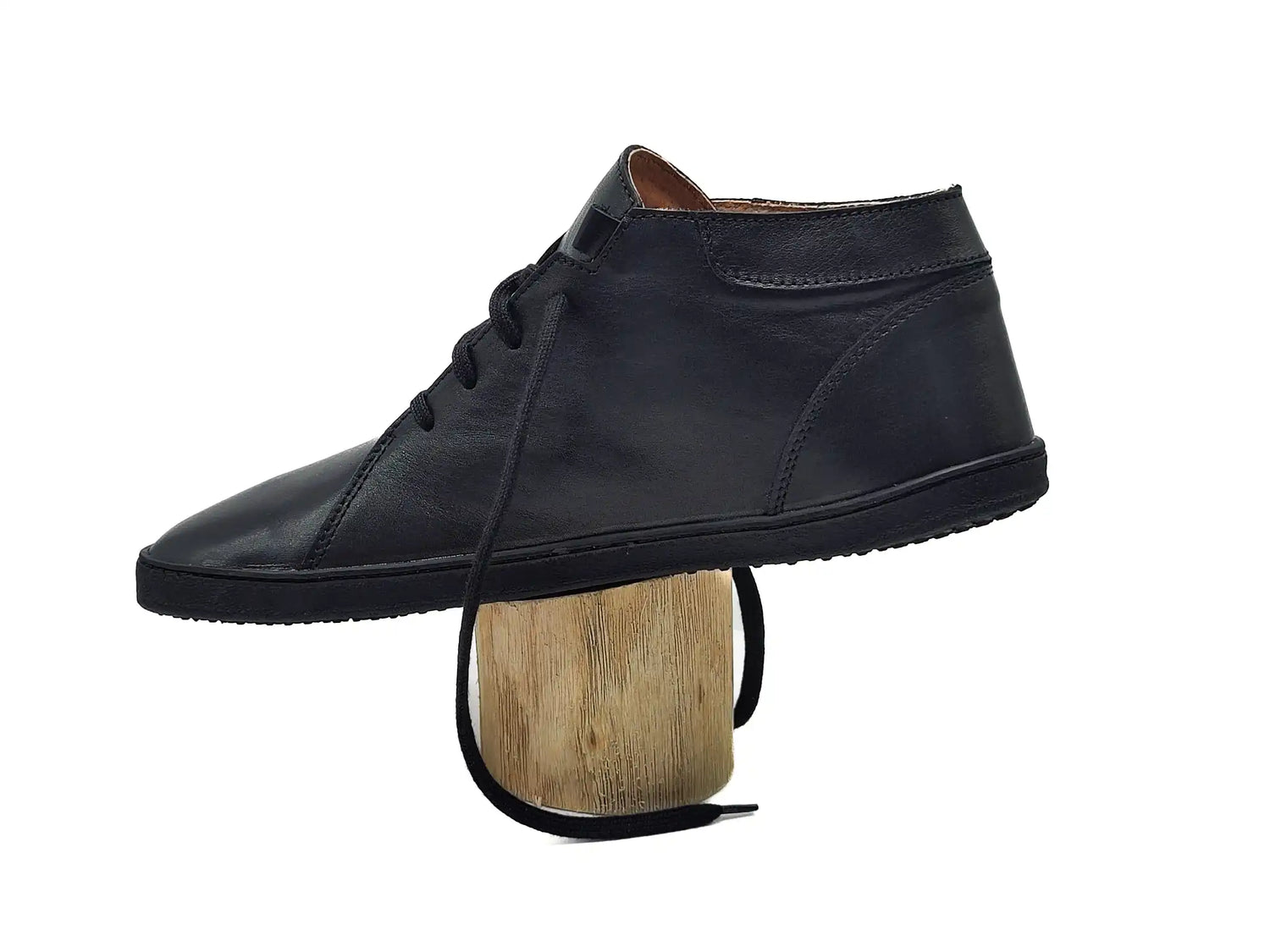 Pegres - BF80 0.1 black - botines minimalistas adulto-Pegres-Cacles Barefoot-Tienda de calzado barefoot respetuoso minimalista