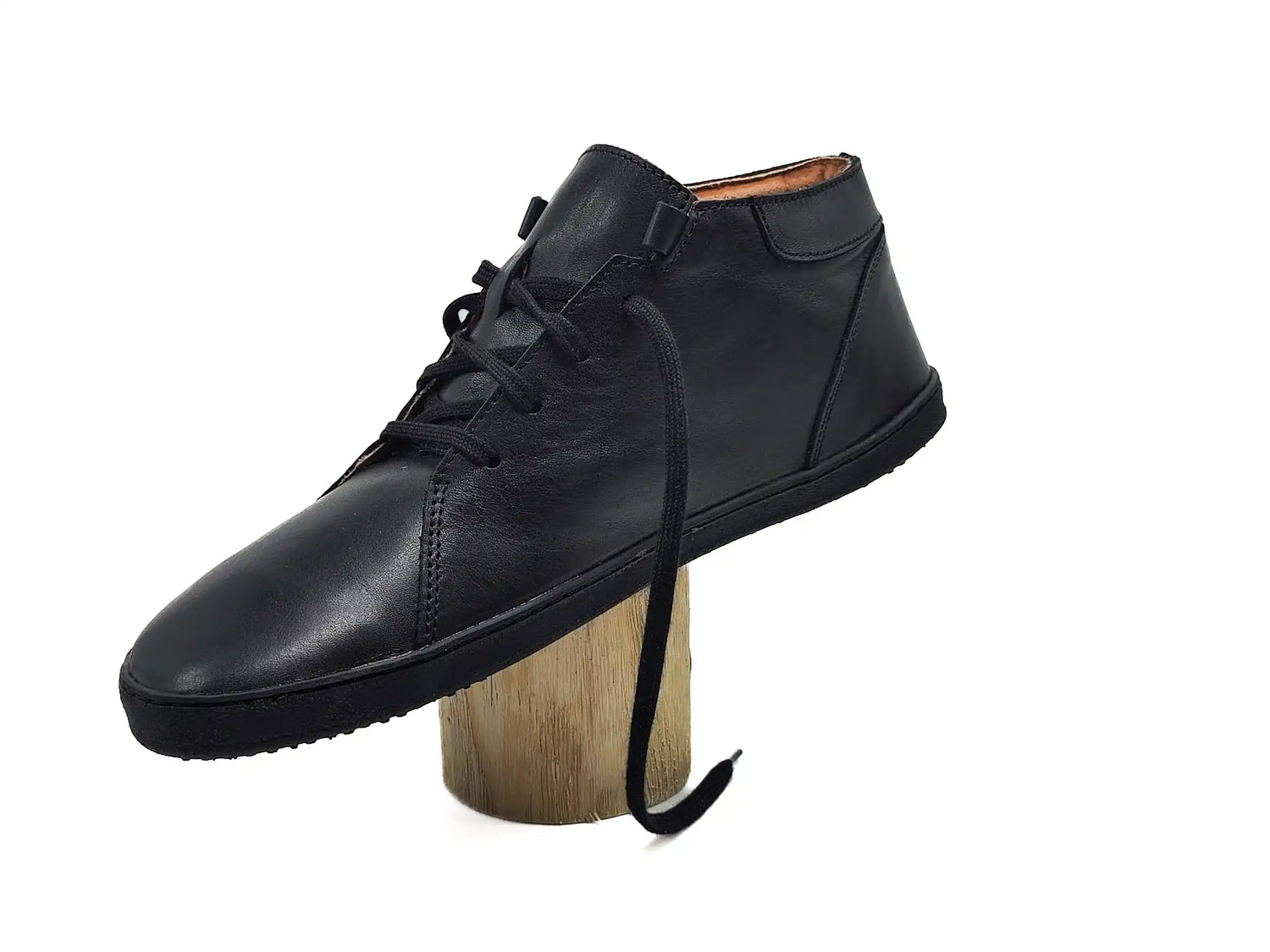 Pegres - BF80 0.1 black - botines minimalistas adulto-Pegres-Cacles Barefoot-Tienda de calzado barefoot respetuoso minimalista