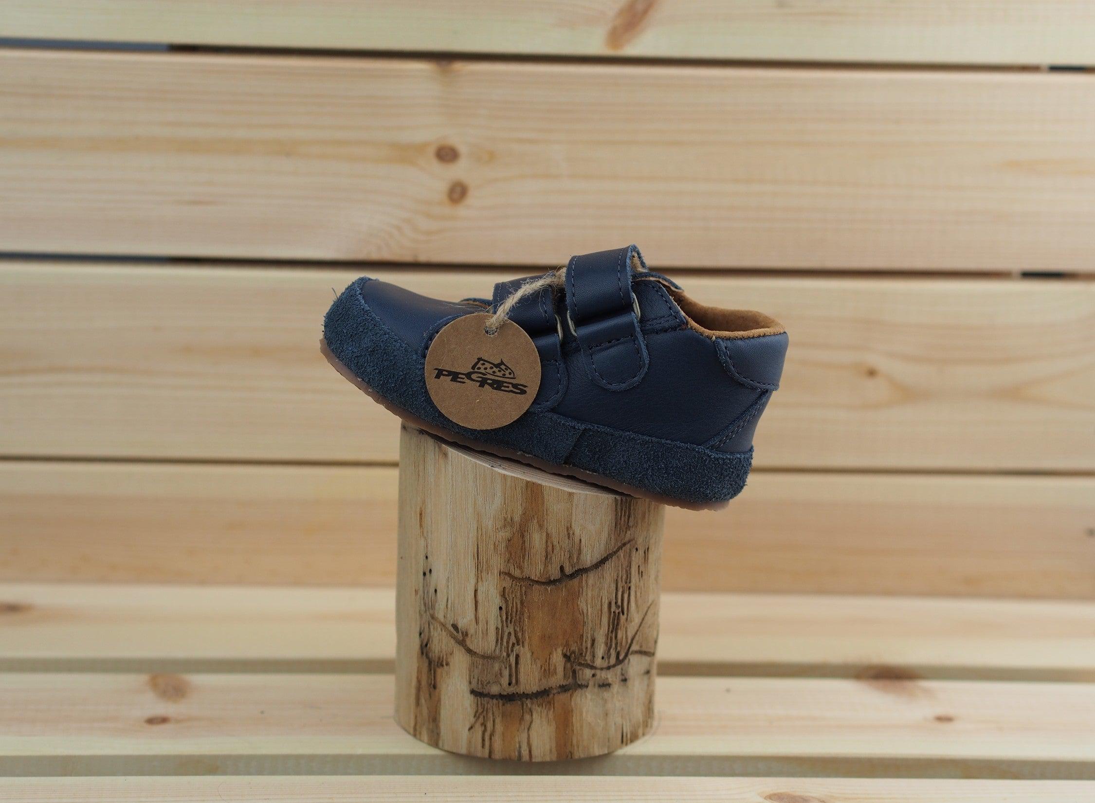 Pegres - Bose B1408 - botines barefoot colegiales - azul
