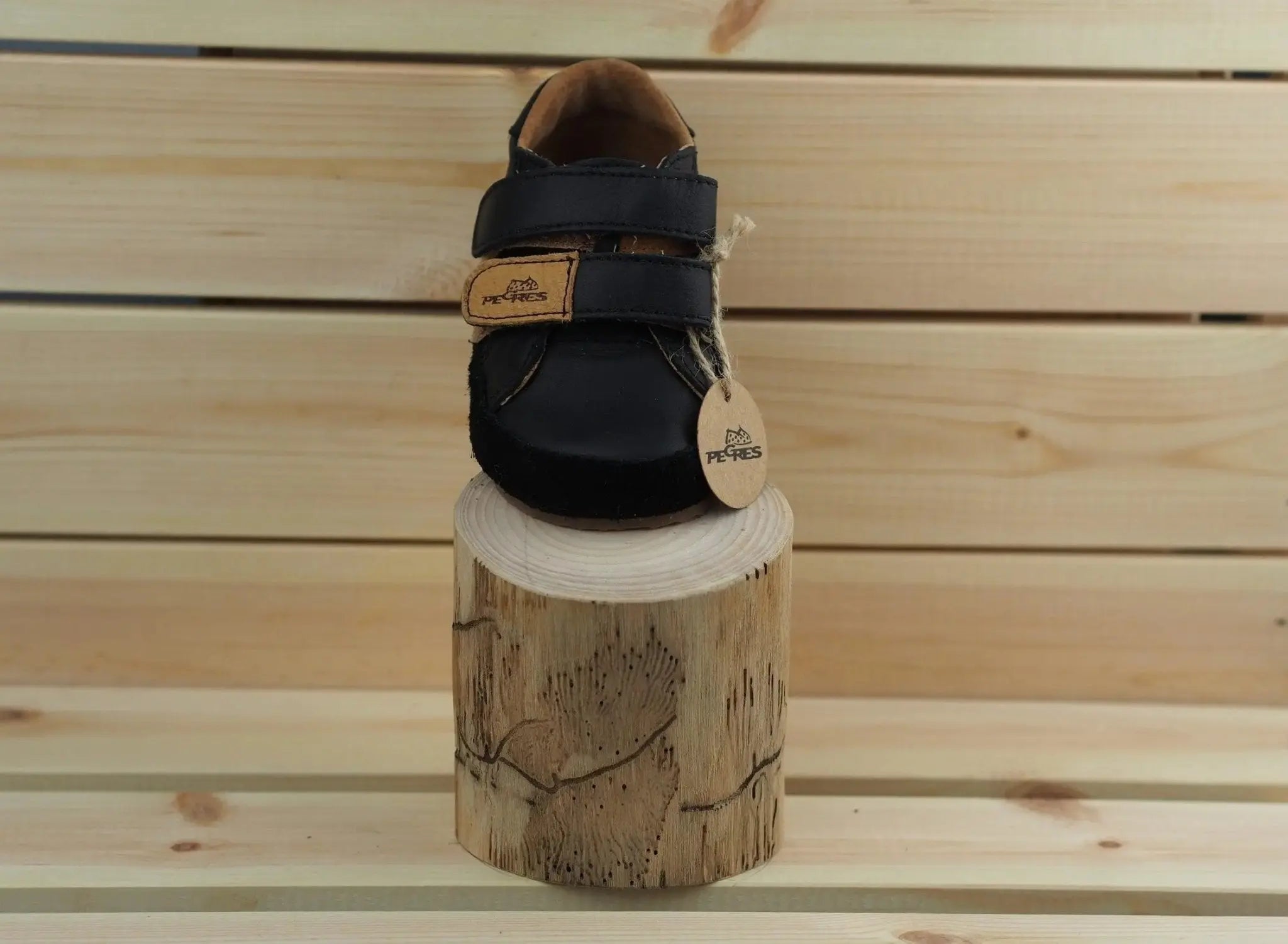 Pegres - Bose B1408 - botines barefoot colegiales - negro
