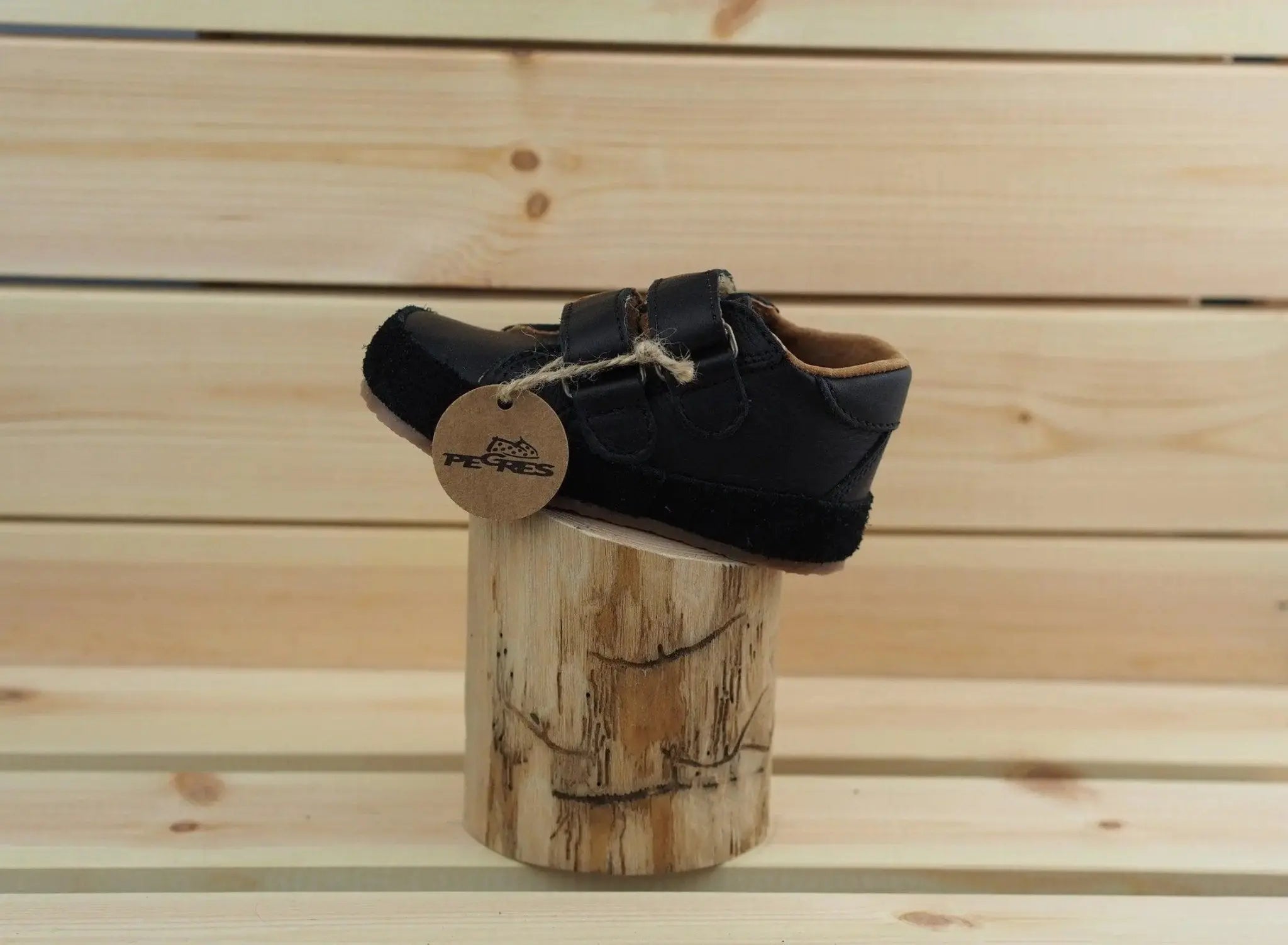 Pegres - Bose B1408 - botines barefoot colegiales - negro