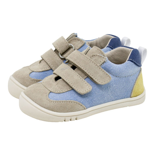 Piruflex - PF361-2 - Deportivas barefoot serraje y lino-Piruflex-Cacles Barefoot-Tienda de calzado barefoot respetuoso minimalista