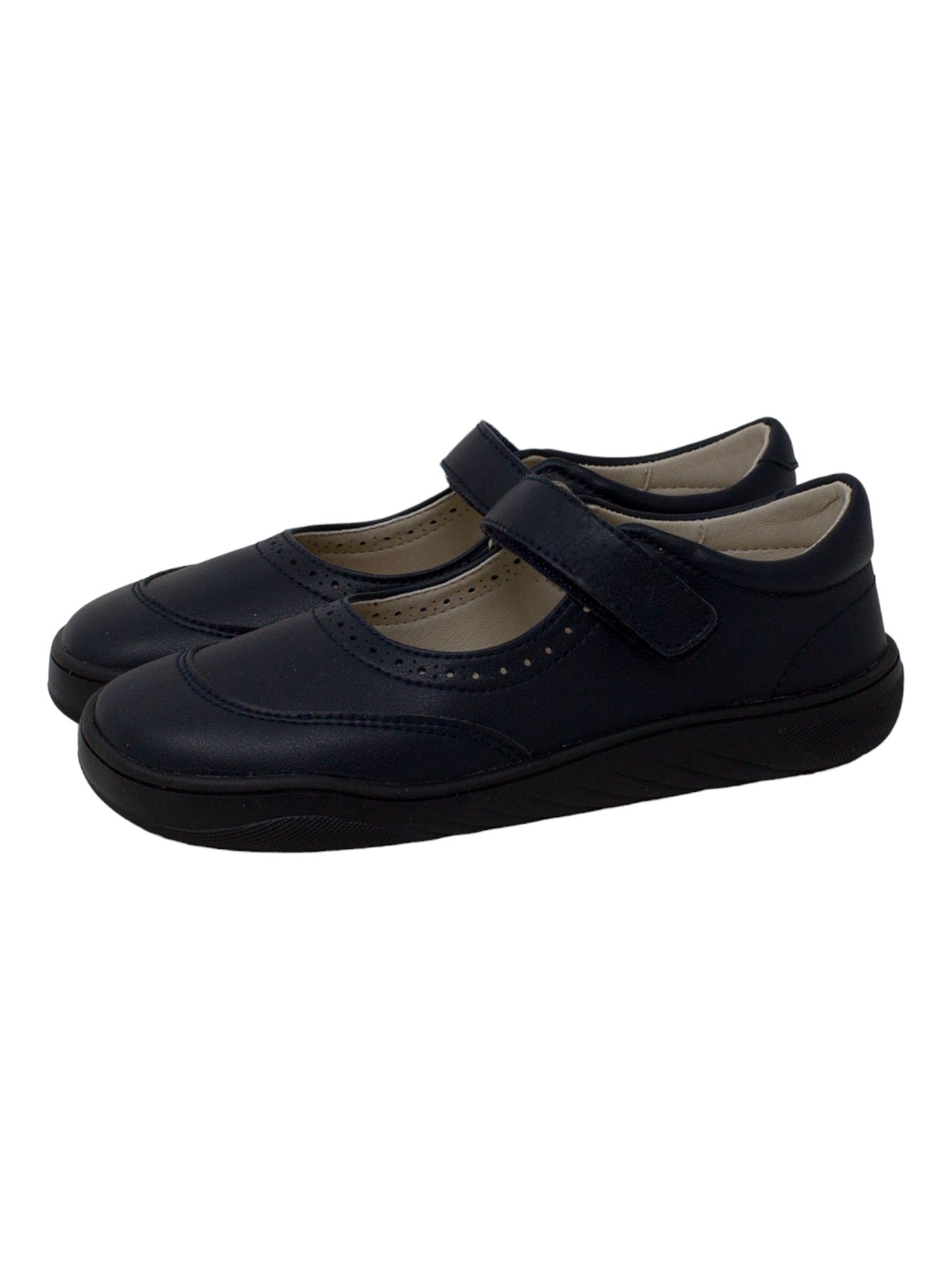 Piruflex PF6007-2 - Merceditas colegiales respetuosas negras-Piruflex-Cacles Barefoot-Tienda de calzado barefoot respetuoso minimalista