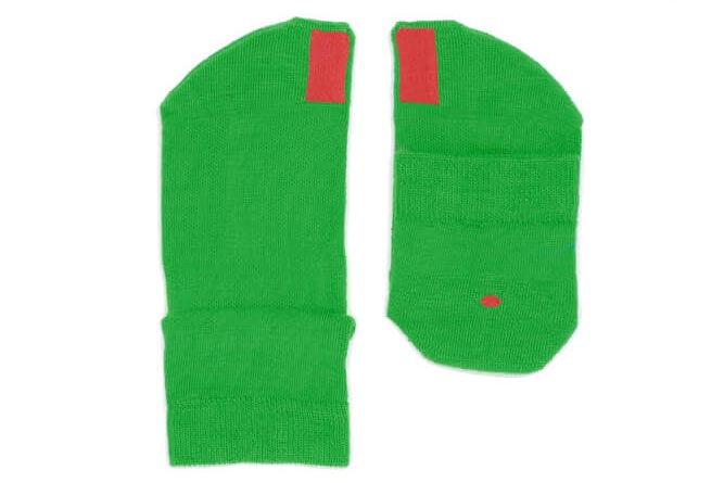 Plus12 Calcetines cortos algodon verdes-plus12-Cacles Barefoot