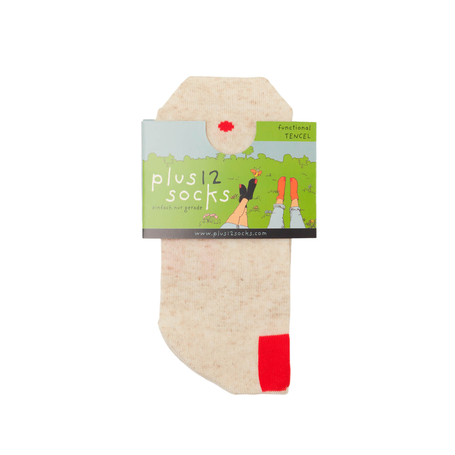 Plus12 - Sneaker Tencel y Lino Natural - Calcetines respetuosos tobilleros-plus12-Cacles Barefoot-Tienda de calzado barefoot respetuoso minimalista